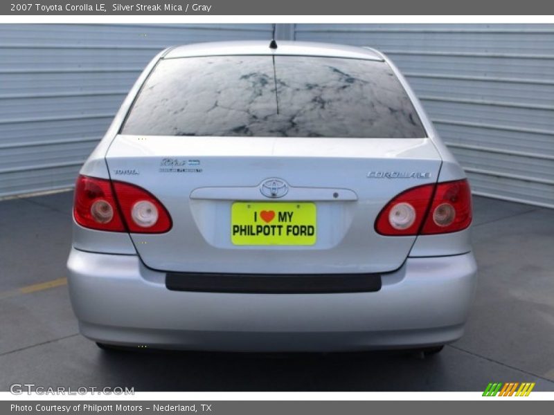 Silver Streak Mica / Gray 2007 Toyota Corolla LE