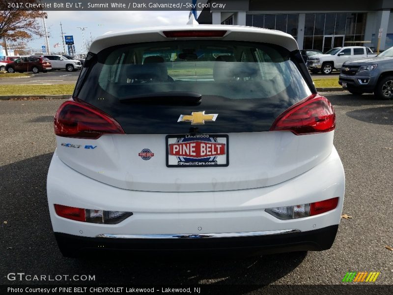 Summit White / Dark Galvanized/­Sky Cool Gray 2017 Chevrolet Bolt EV LT