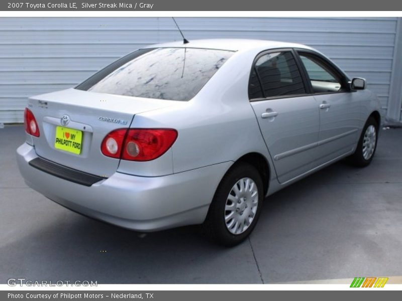 Silver Streak Mica / Gray 2007 Toyota Corolla LE