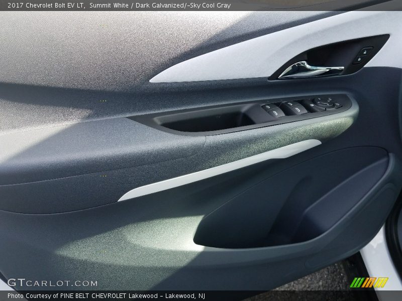 Summit White / Dark Galvanized/­Sky Cool Gray 2017 Chevrolet Bolt EV LT