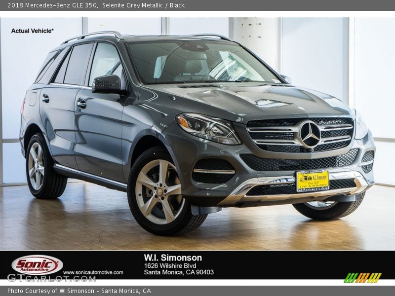 Selenite Grey Metallic / Black 2018 Mercedes-Benz GLE 350