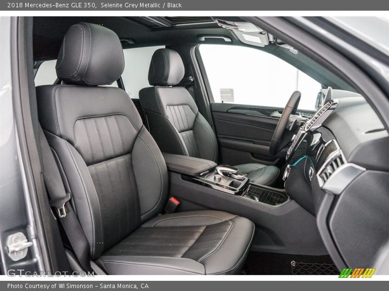 Selenite Grey Metallic / Black 2018 Mercedes-Benz GLE 350