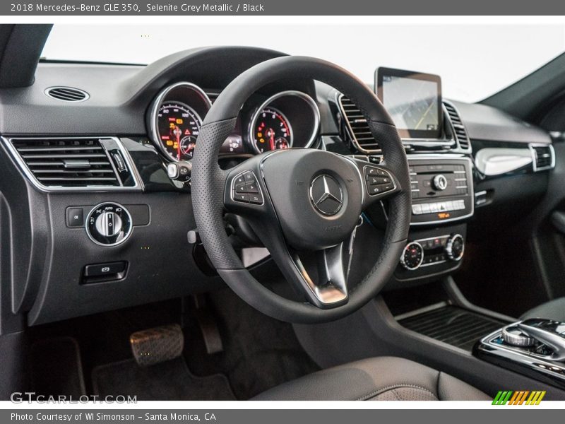 Selenite Grey Metallic / Black 2018 Mercedes-Benz GLE 350