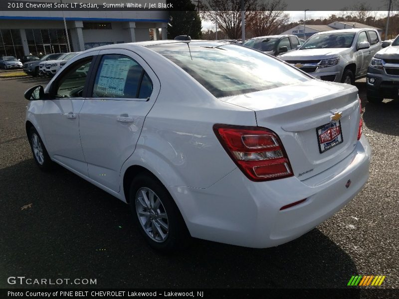 Summit White / Jet Black 2018 Chevrolet Sonic LT Sedan