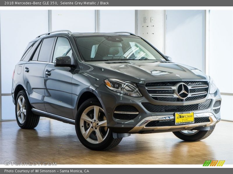 Selenite Grey Metallic / Black 2018 Mercedes-Benz GLE 350