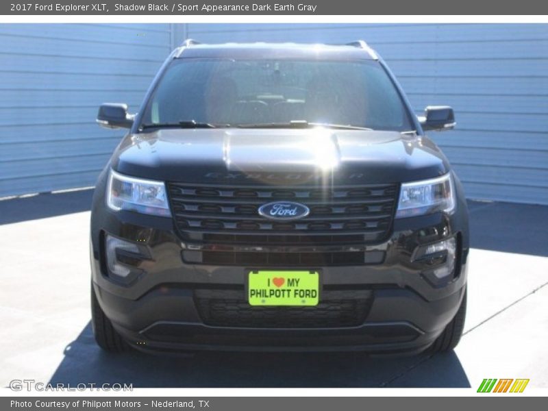 Shadow Black / Sport Appearance Dark Earth Gray 2017 Ford Explorer XLT