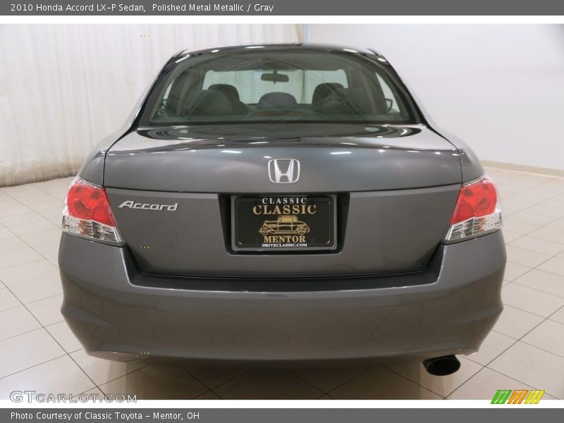 Polished Metal Metallic / Gray 2010 Honda Accord LX-P Sedan