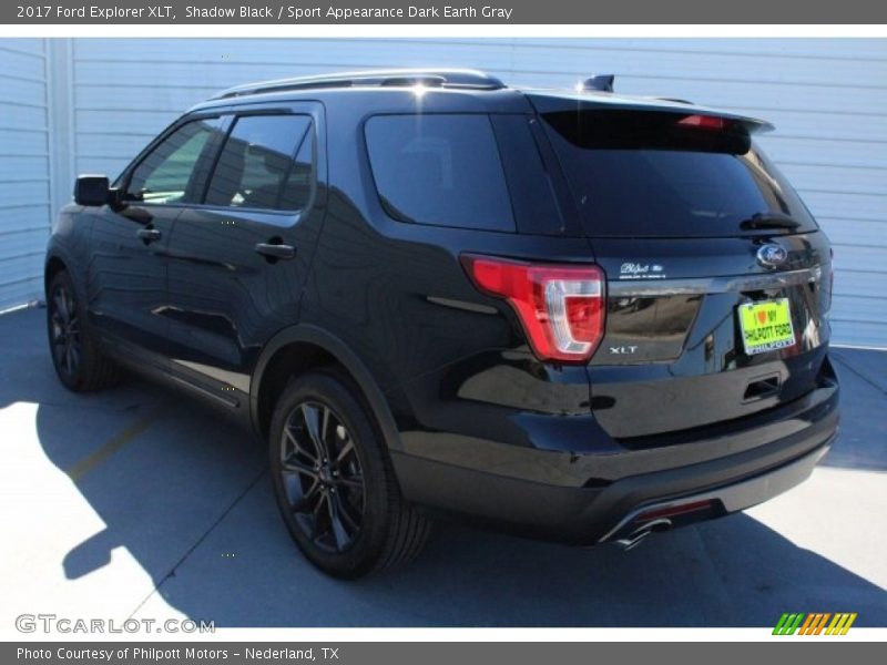 Shadow Black / Sport Appearance Dark Earth Gray 2017 Ford Explorer XLT
