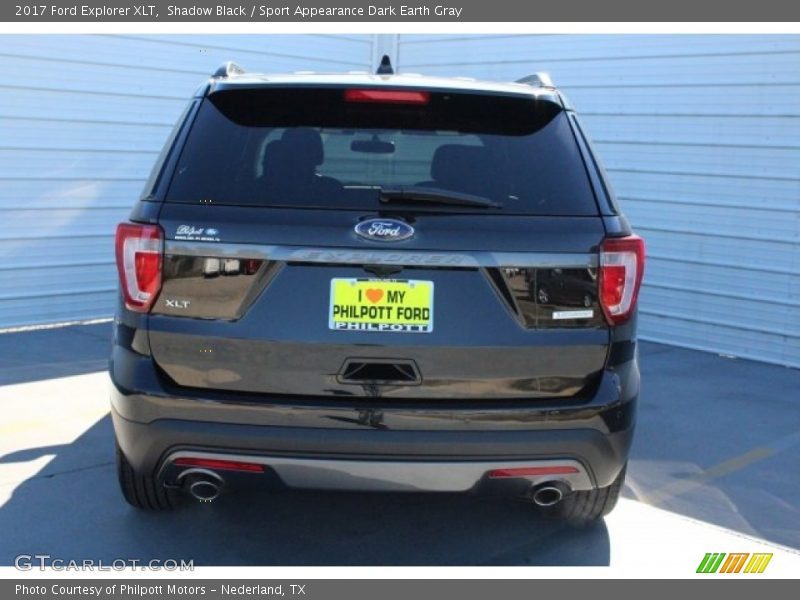 Shadow Black / Sport Appearance Dark Earth Gray 2017 Ford Explorer XLT