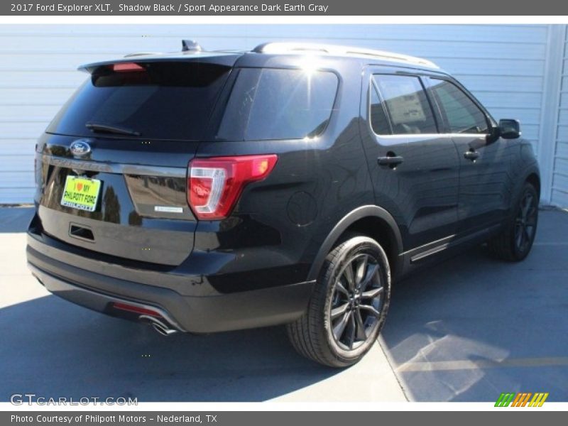 Shadow Black / Sport Appearance Dark Earth Gray 2017 Ford Explorer XLT