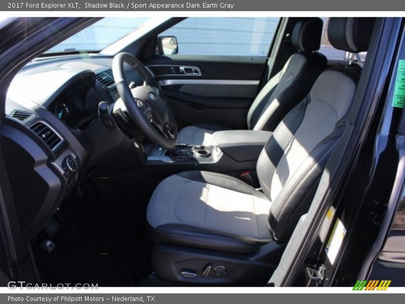 Shadow Black / Sport Appearance Dark Earth Gray 2017 Ford Explorer XLT