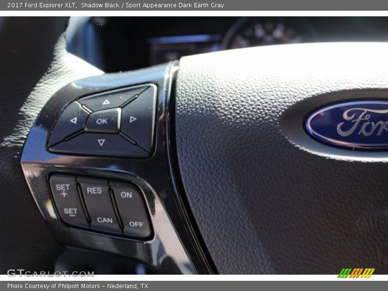 Shadow Black / Sport Appearance Dark Earth Gray 2017 Ford Explorer XLT