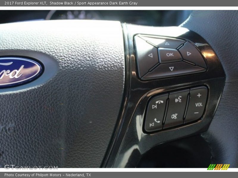 Shadow Black / Sport Appearance Dark Earth Gray 2017 Ford Explorer XLT