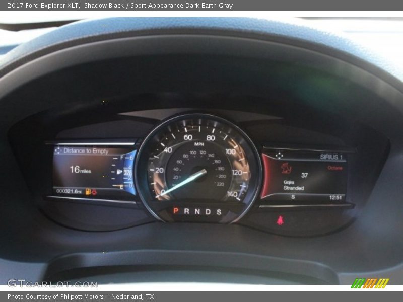 Shadow Black / Sport Appearance Dark Earth Gray 2017 Ford Explorer XLT