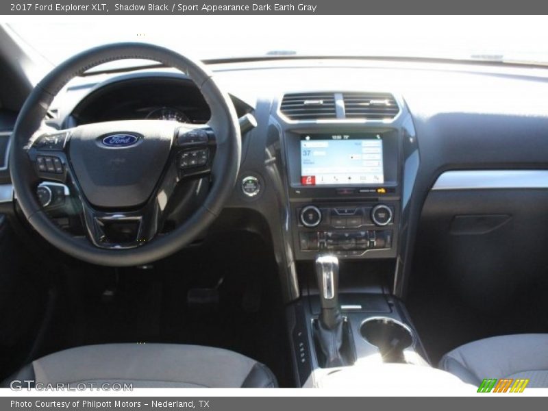 Shadow Black / Sport Appearance Dark Earth Gray 2017 Ford Explorer XLT