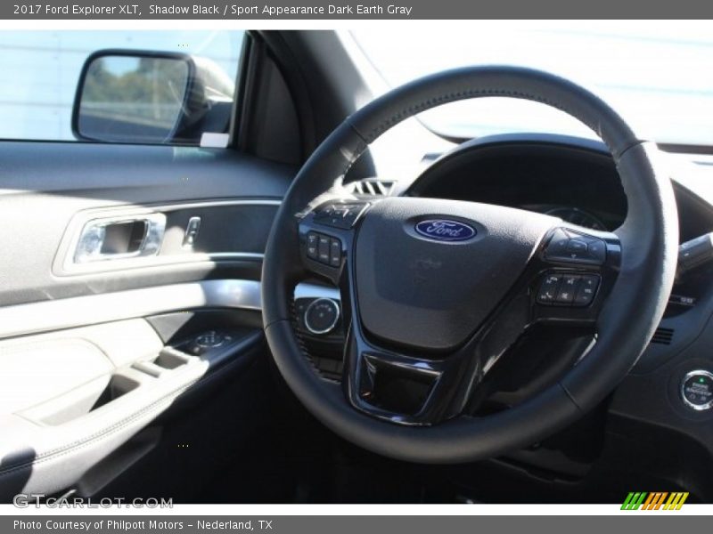 Shadow Black / Sport Appearance Dark Earth Gray 2017 Ford Explorer XLT