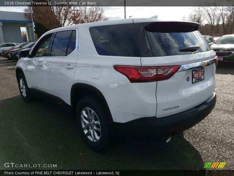 Summit White / Jet Black 2018 Chevrolet Traverse LS