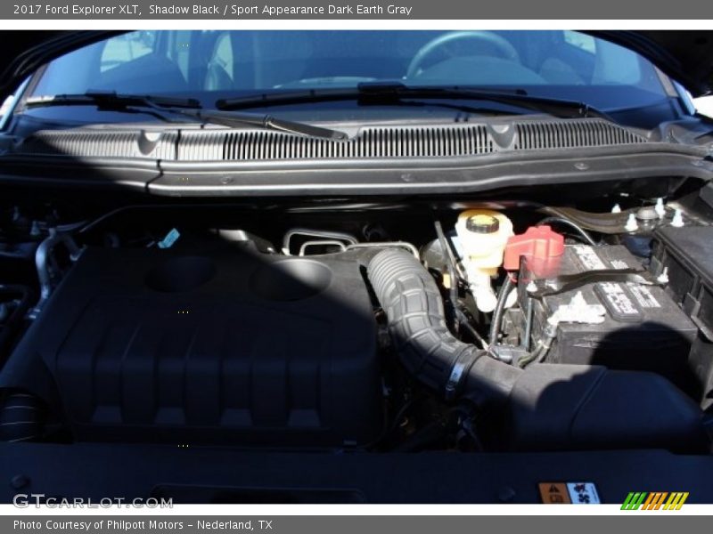 Shadow Black / Sport Appearance Dark Earth Gray 2017 Ford Explorer XLT