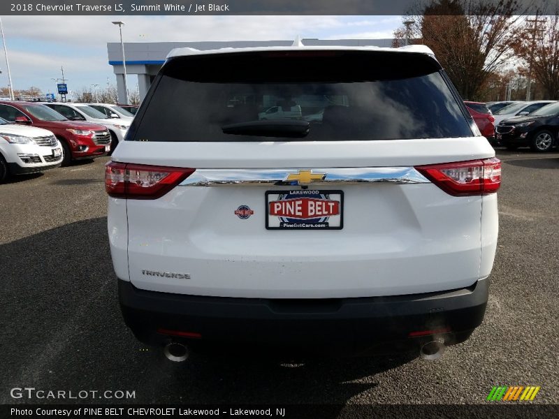 Summit White / Jet Black 2018 Chevrolet Traverse LS