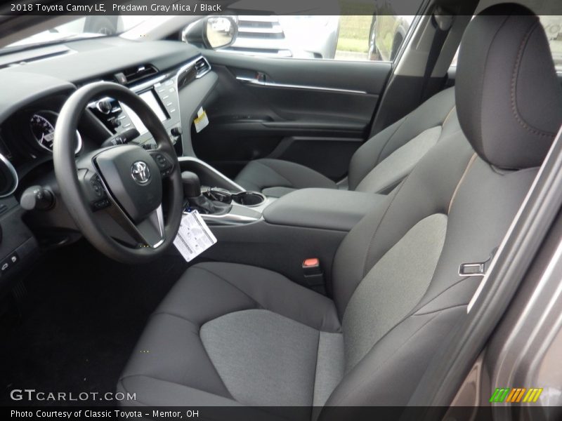 Predawn Gray Mica / Black 2018 Toyota Camry LE
