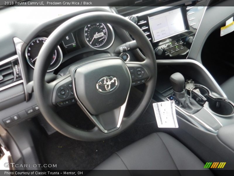 Predawn Gray Mica / Black 2018 Toyota Camry LE