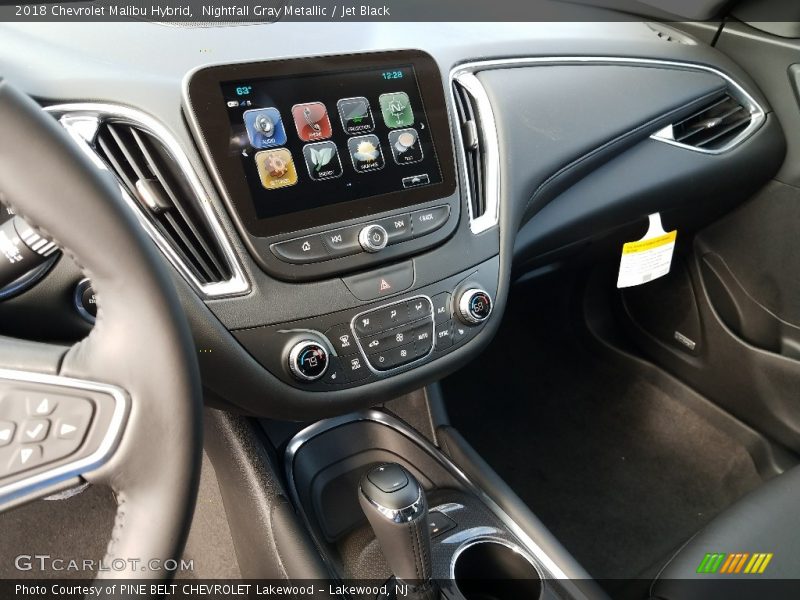 Nightfall Gray Metallic / Jet Black 2018 Chevrolet Malibu Hybrid