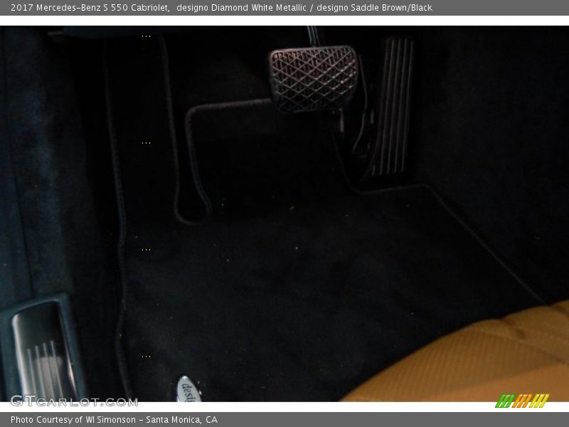 designo Diamond White Metallic / designo Saddle Brown/Black 2017 Mercedes-Benz S 550 Cabriolet
