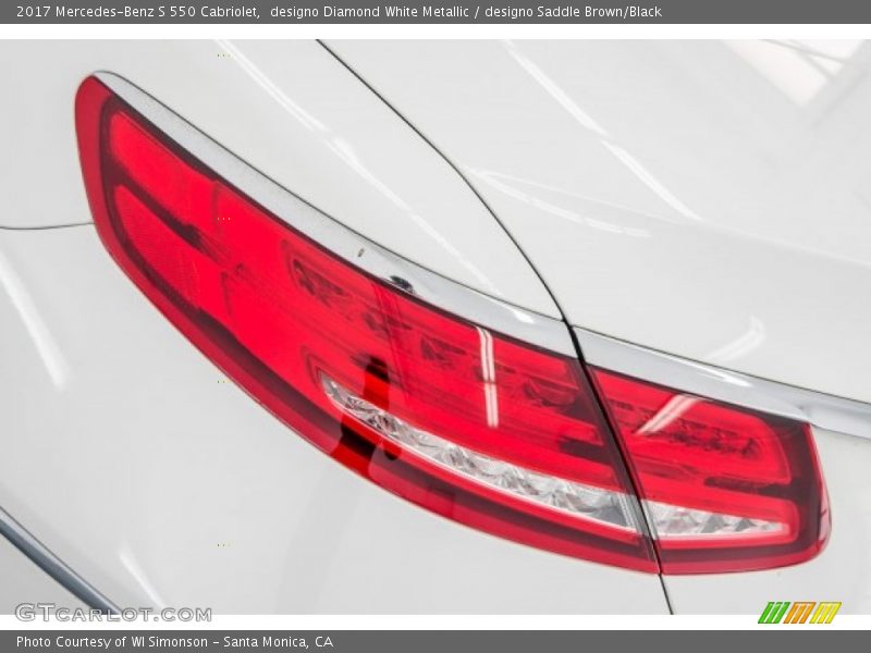 designo Diamond White Metallic / designo Saddle Brown/Black 2017 Mercedes-Benz S 550 Cabriolet