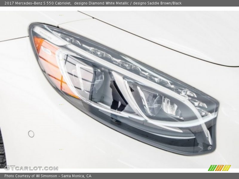 designo Diamond White Metallic / designo Saddle Brown/Black 2017 Mercedes-Benz S 550 Cabriolet