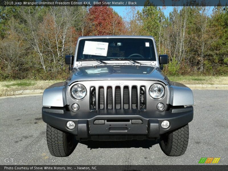 Billet Silver Metallic / Black 2018 Jeep Wrangler Unlimited Freedom Edition 4X4
