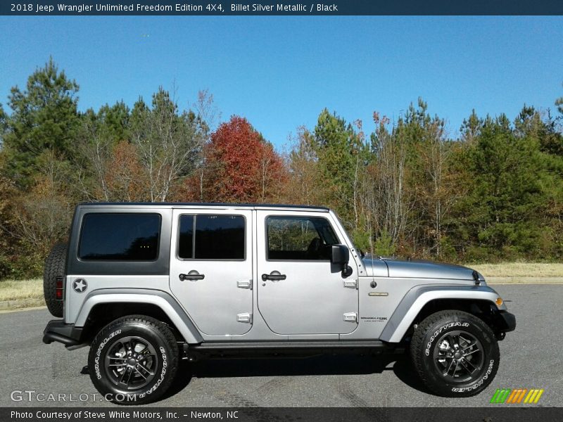 Billet Silver Metallic / Black 2018 Jeep Wrangler Unlimited Freedom Edition 4X4