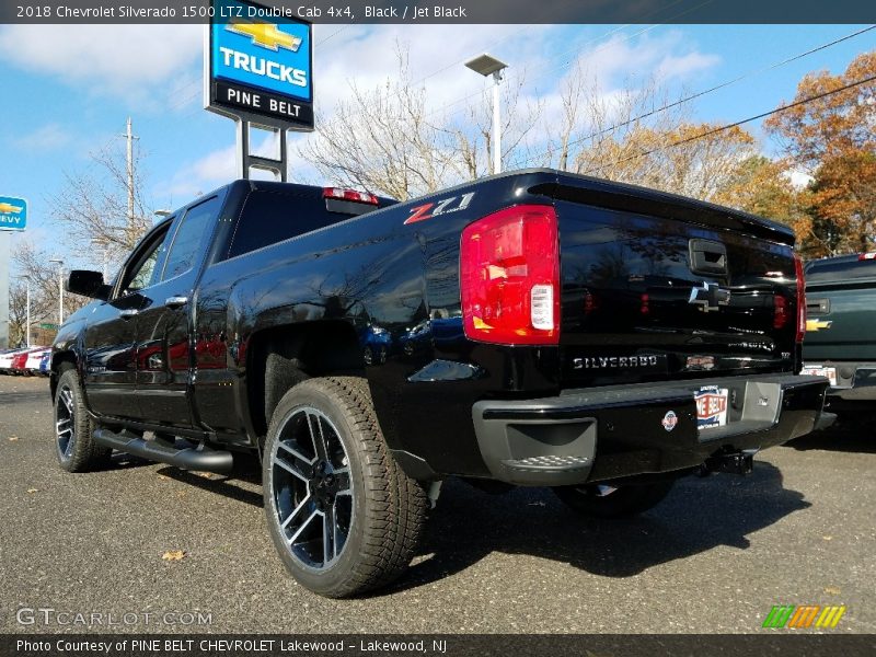 Black / Jet Black 2018 Chevrolet Silverado 1500 LTZ Double Cab 4x4