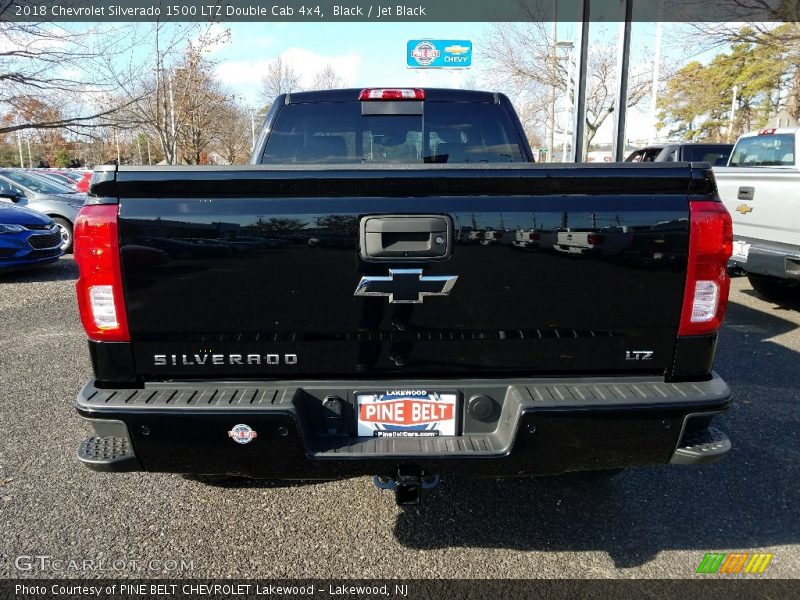 Black / Jet Black 2018 Chevrolet Silverado 1500 LTZ Double Cab 4x4