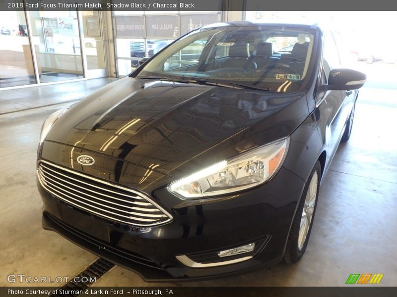 Shadow Black / Charcoal Black 2018 Ford Focus Titanium Hatch