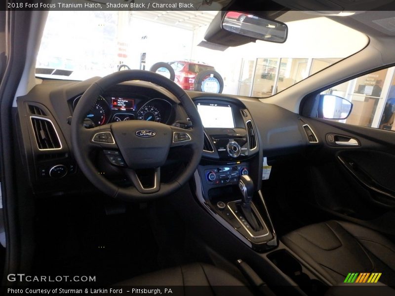 Shadow Black / Charcoal Black 2018 Ford Focus Titanium Hatch