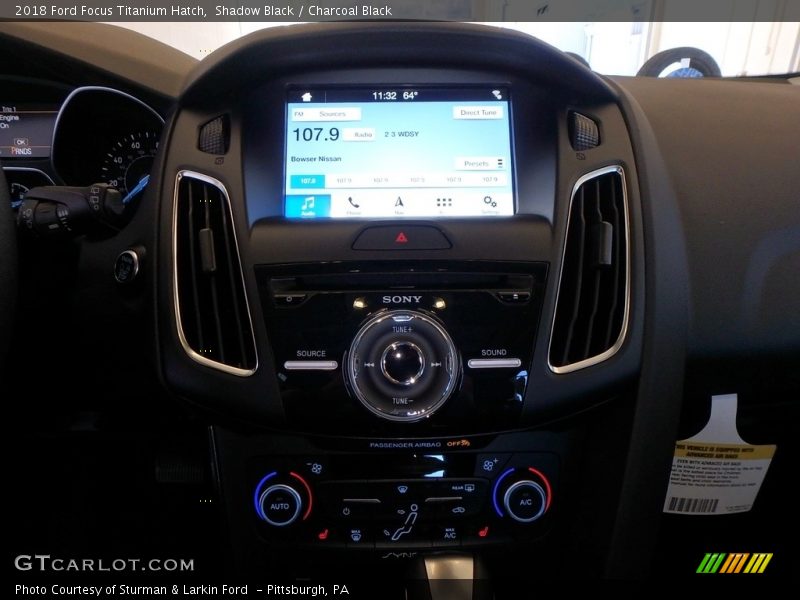 Shadow Black / Charcoal Black 2018 Ford Focus Titanium Hatch