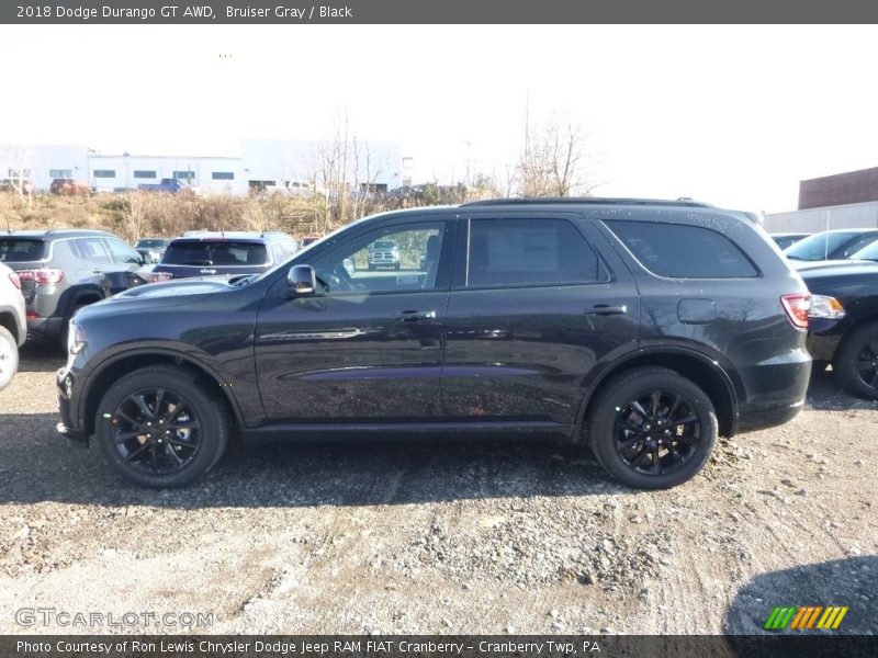 Bruiser Gray / Black 2018 Dodge Durango GT AWD