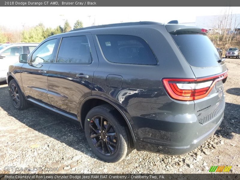 Bruiser Gray / Black 2018 Dodge Durango GT AWD
