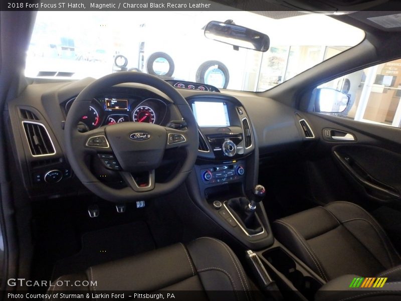 Front Seat of 2018 Focus ST Hatch