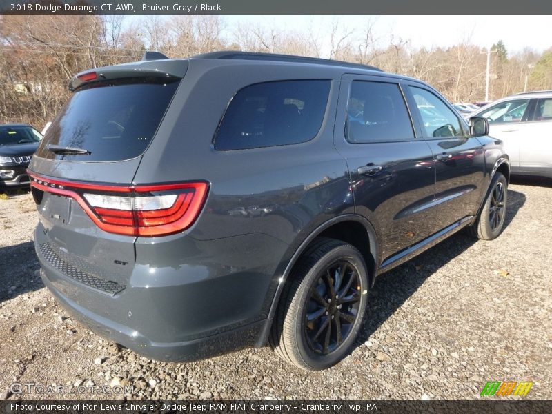 Bruiser Gray / Black 2018 Dodge Durango GT AWD