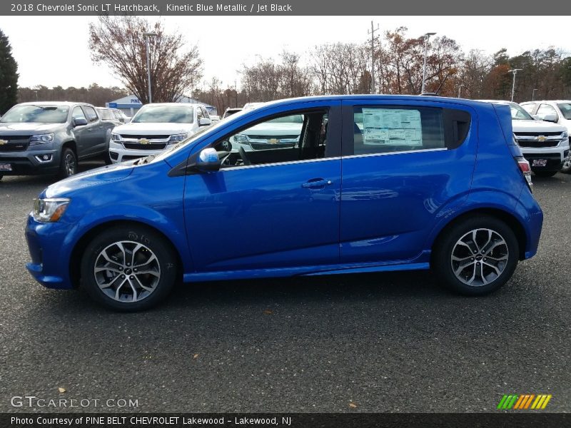  2018 Sonic LT Hatchback Kinetic Blue Metallic