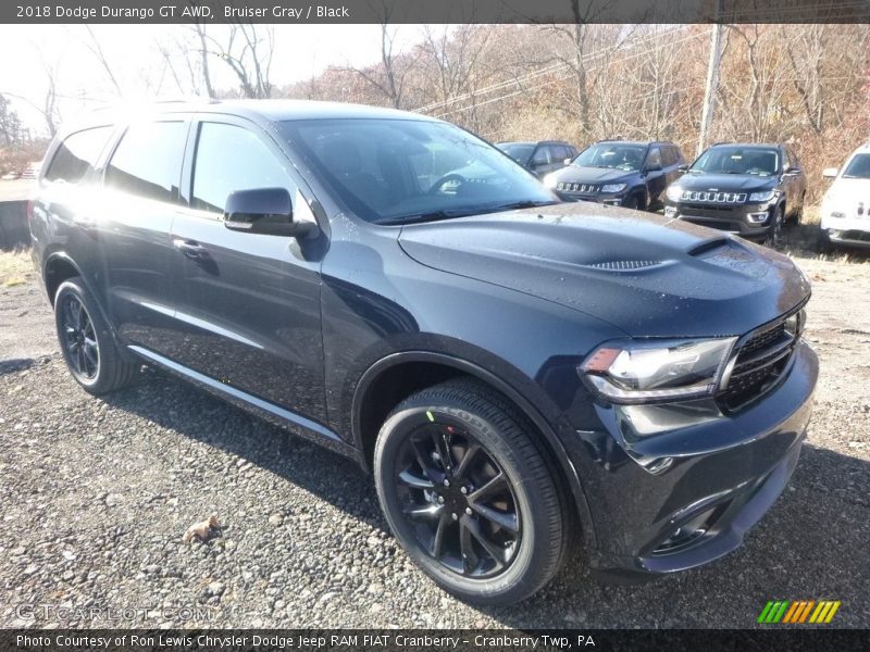Bruiser Gray / Black 2018 Dodge Durango GT AWD