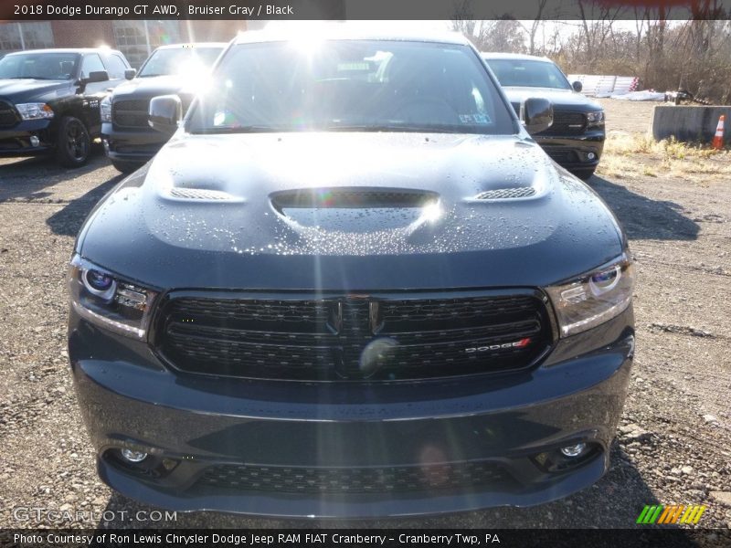 Bruiser Gray / Black 2018 Dodge Durango GT AWD