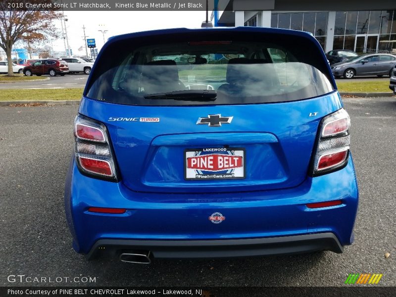 Kinetic Blue Metallic / Jet Black 2018 Chevrolet Sonic LT Hatchback