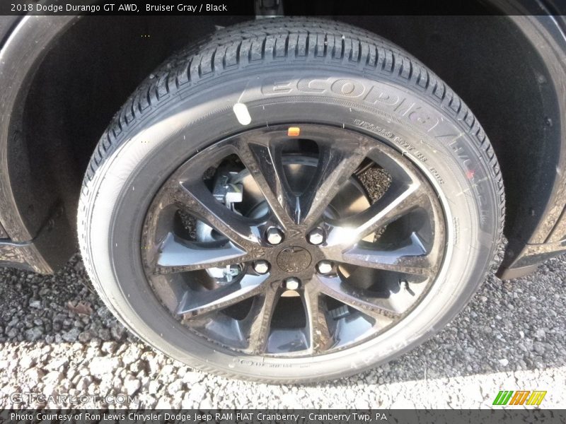Bruiser Gray / Black 2018 Dodge Durango GT AWD