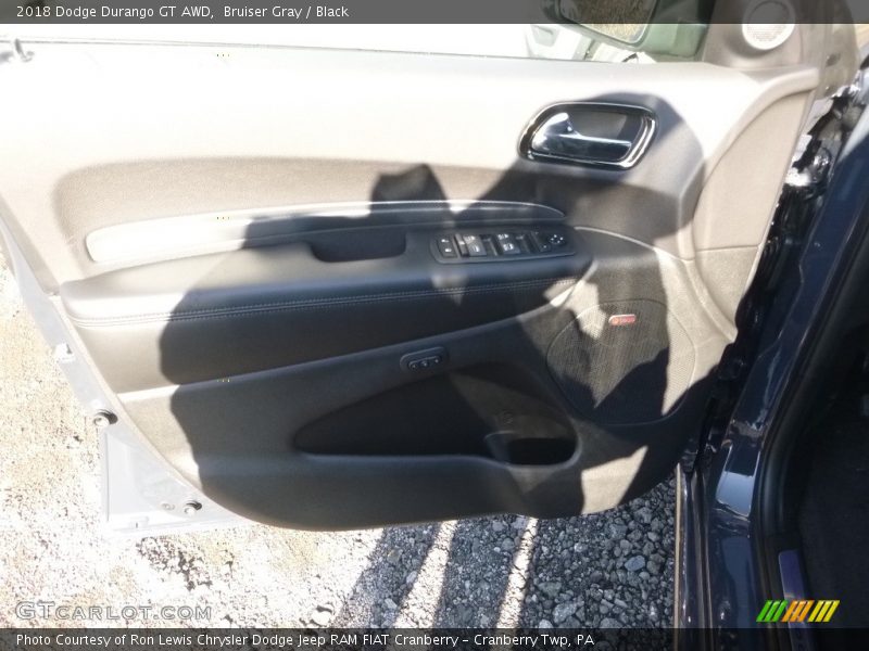 Bruiser Gray / Black 2018 Dodge Durango GT AWD