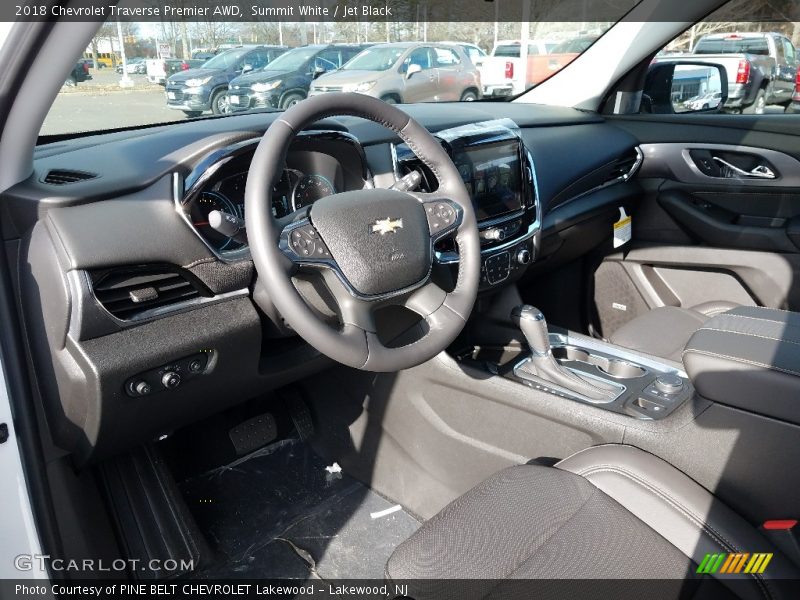 Summit White / Jet Black 2018 Chevrolet Traverse Premier AWD