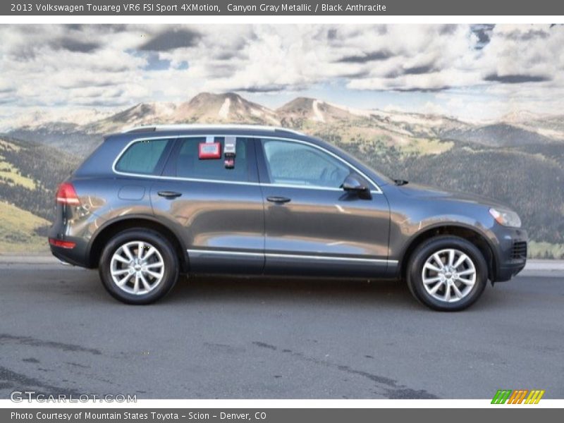 Canyon Gray Metallic / Black Anthracite 2013 Volkswagen Touareg VR6 FSI Sport 4XMotion