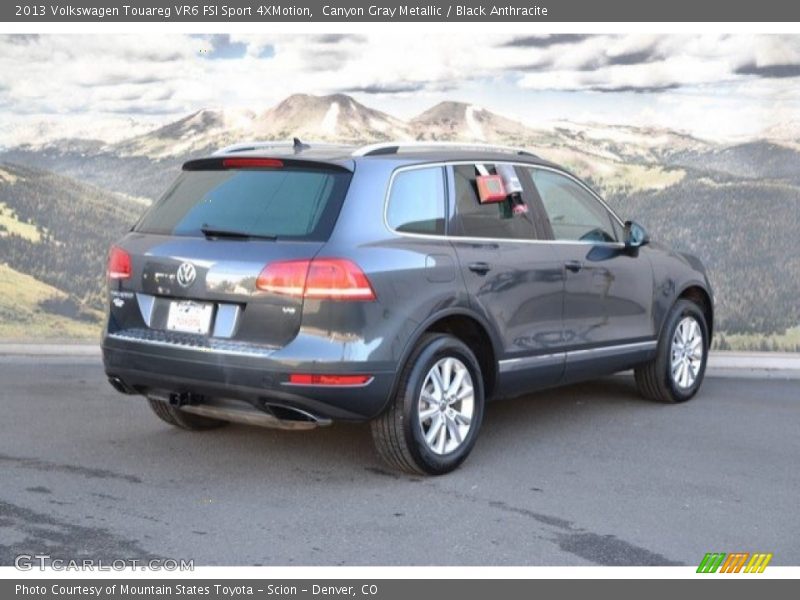 Canyon Gray Metallic / Black Anthracite 2013 Volkswagen Touareg VR6 FSI Sport 4XMotion