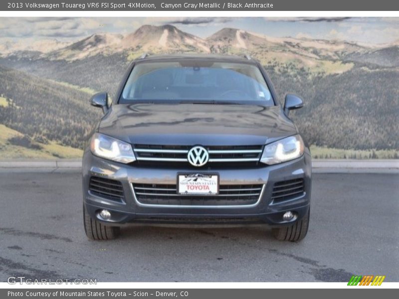 Canyon Gray Metallic / Black Anthracite 2013 Volkswagen Touareg VR6 FSI Sport 4XMotion